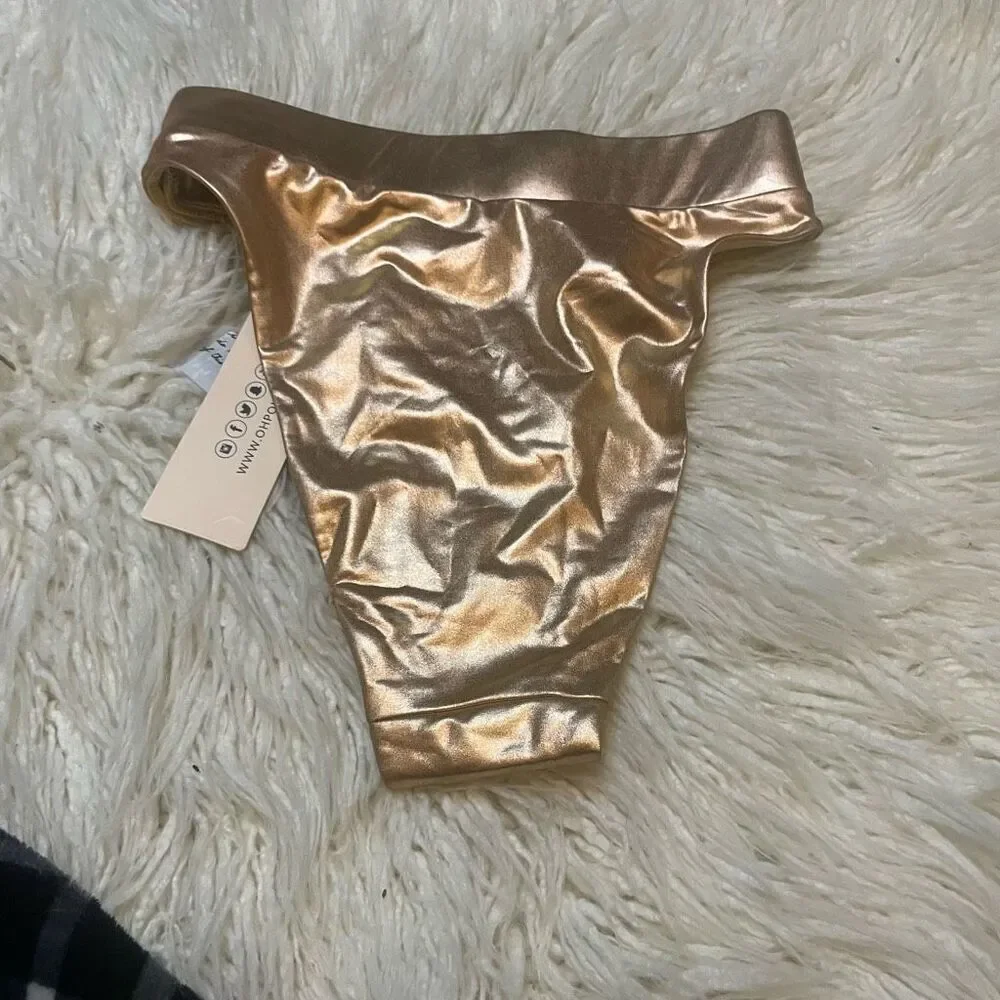 Oh Polly Gold Bikini Bottom - Picture 8 of 9